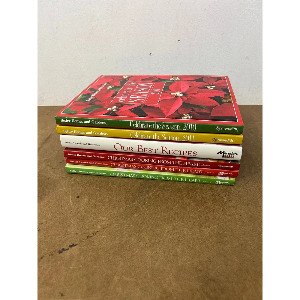Better Homes and Gardens Hardback Recipe Books x11 Annual Christmas Cooking Lot